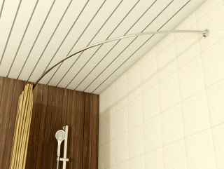 Карниз для ванны Relisan Tugatty Adara 170х100 Гл000015200 Хром