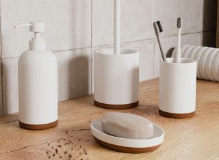 Стакан для зубных щеток WasserKRAFT Mindel K-8828 Белый