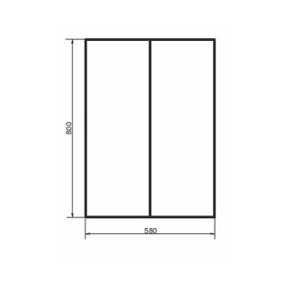 Шкаф Comforty Осло 00-00011150 Дуб темно-коричневый 60 см