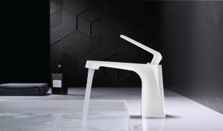 Смеситель для раковины Milleau CRISTAL MLV6223LS-MW белый