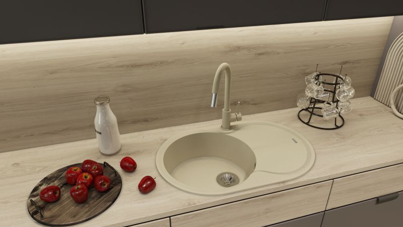 Кухонная мойка Florentina Лацио 780 грей