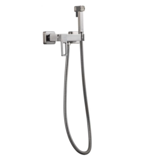 Гигиенический душ со смесителем Gappo G2017-9 оружейная сталь