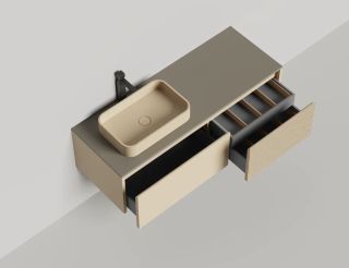 Подвесная тумба Salini Domino 27D114 140см эмаль