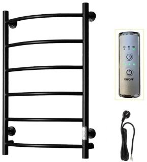 Электрический полотенцесушитель Тругор Пэк сп 5 80x50см чёрный Пэксп5/8050черныйВГП
