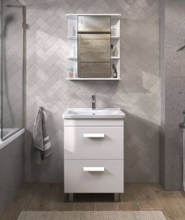 Зеркало-шкаф с подсветкой Vigo Nova zsh.NOV.60 60 см белый