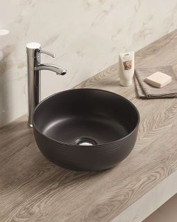 Раковина Art&Max 35см чёрный матовый AM-102-MB