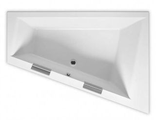 Акриловая ванна Riho Doppio Plug and Play B033010005 R 180х130см белый