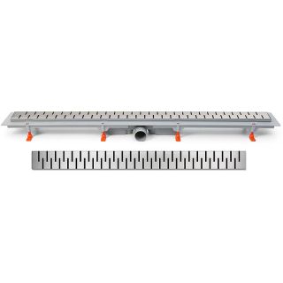 Душевой лоток Veconi Medium S 750 V750МS с решеткой Сатин