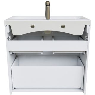 Тумба с раковиной IDDIS Zodiac 80 ZOD8CBFi95K  Белая