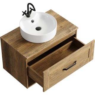 Подвесная тумба под раковину Aqwella Craft CRF0108DB 80 см