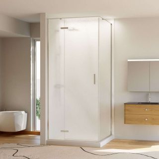 Душевой уголок Veconi Rovigo RV-073R/L, 800х1000х1950, хром, стекло дождь