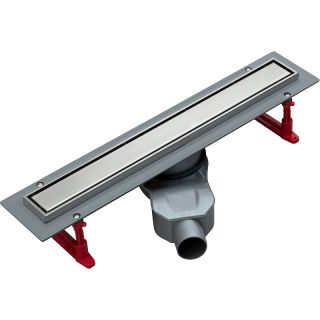 Душевой лоток Logan L002L-550 с решеткой Нержавеющая сталь под плитку