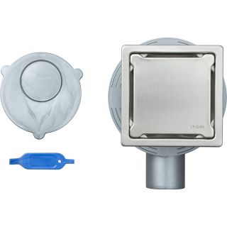 Душевой трап Logan L003-110 с решеткой Нержавеющая сталь