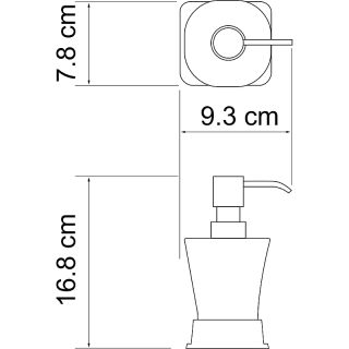 Дозатор для жидкого мыла WasserKRAFT Amper  K-5499N