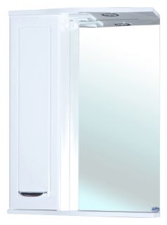 Зеркало-шкаф с подсветкой Bellezza Классик 55см левый белый 00000001078