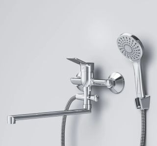 Смеситель для ванны и душа Am.Pm X-Joy F85A90100 универсальный Хром