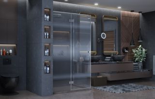 Душевой уголок Ambassador Diamond 12011107L 120x80см левый хром/прозрачное