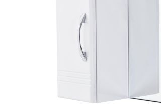 Зеркальный шкаф Акватон Онда левосторонний 60см белый 1A009802ON01L