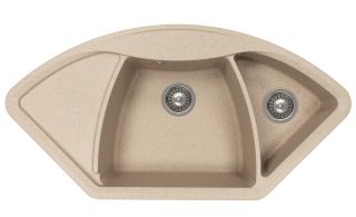 Кухонная мойка Florentina Гави бежевый