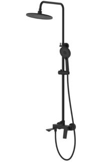 Душевая стойка Haiba HB24816-7 чёрный матовый