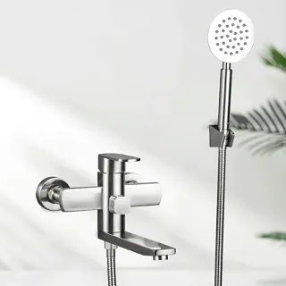 Смеситель для ванны и душа Frap F22805 сатин