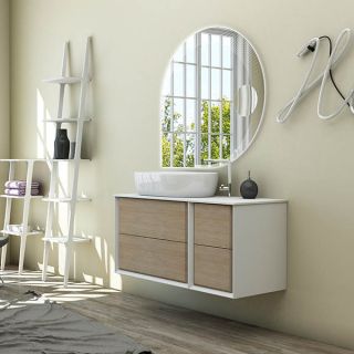 Шкафчик под раковину Cezares 35x48 Rovere Tabacco Bellagio 54719