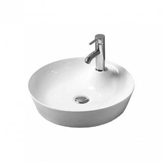 Раковина накладная BelBagno 45см белая BB1306