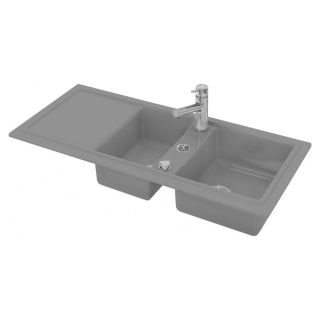 Мойка кухонная Duravit Cassia 7513111600 серая 116 см