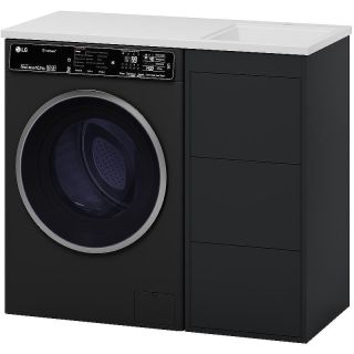 Напольная тумба под раковину Brevita Grafit УТ000015084 100 см Графит матовый