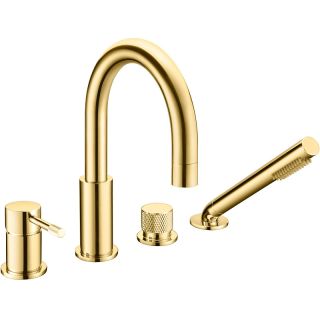 Смеситель на борт ванны Boheme Uno 460-G золото