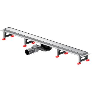 Душевой лоток AM.PM MasterFlow 90 W01SC-U11-090-04SB с решеткой Хром матовый / под плитку Tile