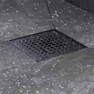 Душевой трап AM.PM PrimeFlow 10 W02BD-P11-010-01BM с Черной матовой решеткой Cut Gradient