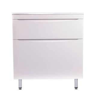 Тумба под раковину Style Line Бергамо СС-00002314 мини 80 Люкс антискрейтч Plus 80 см