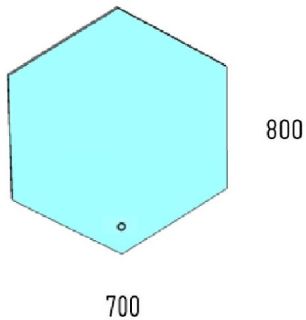 Зеркало с подсветкой Corozo Теор V 70см SD-00000843