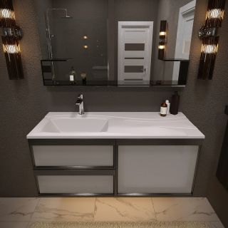 Раковина над стиральной машиной Stella Polar Элеонора SP-00001697 120см L белый