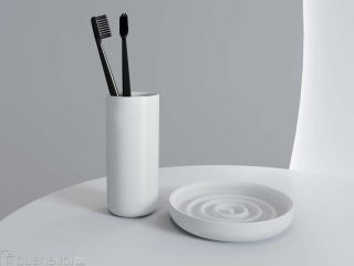 Мыльница Salini Gocce 1902201 белый матовый