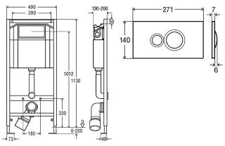 Комплект Viega+Gala SET VIEGA_GALA инсталляция с унитазом