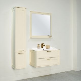 Зеркало Акватон Леон 65см дуб бежевый 1A187102LBPR0