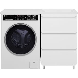 Напольная тумба под раковину Misty Чегет 120 R УТ000013837 белый