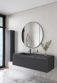 Пенал подвесной Armadi Art Quatro 791-A-A 35 см антрацит