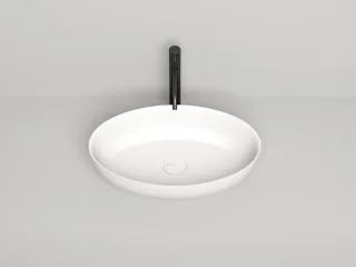 Накладная раковина Salini Alda 01 S-Stone 110621M 58см белый матовый