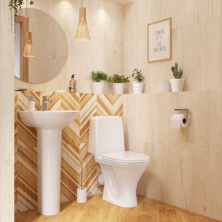 Пьедестал Sanita Аттика белый