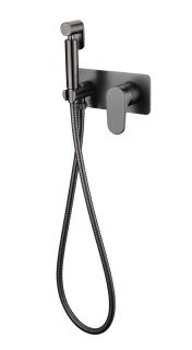 Гигиенический душ Boheme Spectre со смесителем графит 457-GM