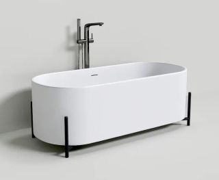 Ванна из искусственного камня NT Bagno Amiata NT303 160x70см белый матовый