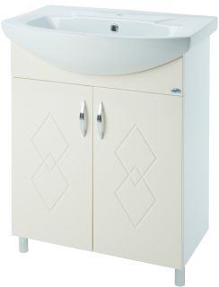 Тумба под раковину Bellezza Элеганс 60см бежевый 00000005191