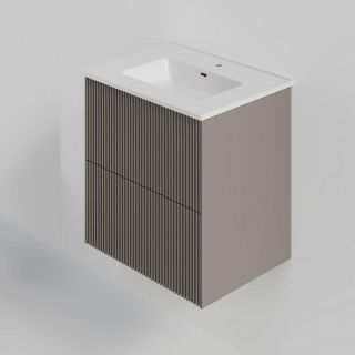 Тумба под раковину La Fenice Terra FNC-01-TER-C-60-2 Бежевая матовая 60 см