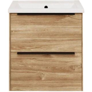 Тумба под раковину La Fenice Tesoro FNC-01-TES-DKK-60-2 Дуб канзас коричневый 60 см