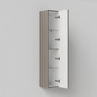 Шкаф-пенал La Fenice Cubo FNC-05-CUB-C-30 подвесной Бежевый матовый 30 см