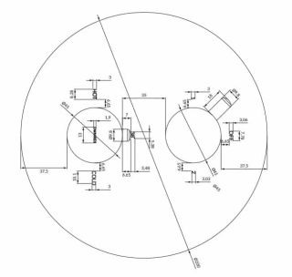 Встраиваемый смеситель для душа Omnires Y чёрный Y1236ROBL