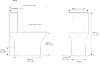 Унитаз-компакт SantiLine SL-5022 с сиденьем микролифт белый